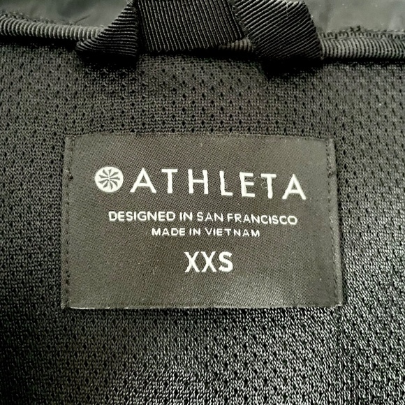 Athleta Utility Rain Jacket, Black, Size: XXS - Picture 2 of 5